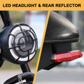 Movcan V30 Electric Bike for Adult, 1000W 20" Fat Tire 48V 15.6AH Removable Battery, 28MPH 7-Speed Disc Brake Off Road Mountain Ebike UL2849